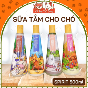 Sữa tắm bảo vệ chó con khỏi ký sinh trùng và nấm da - Spirit puppy bath foam 500ml
