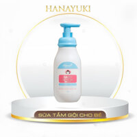 Sữa tắm bé Hanayuki Thảo dược nâng niu làn da bé