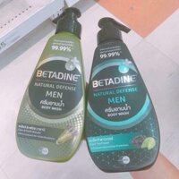 Sữa tắm BETADINE 500ml cho nam