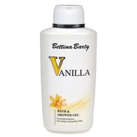 Sữa tắm Bettina Barty vanilla 500ml (1 thùng 6 chai)