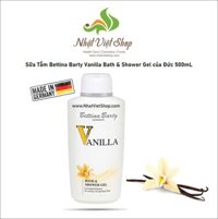 Sữa Tắm Bettina Barty Vanilla Bath & Shower Gel của Đức 500mL