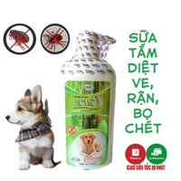 Sữa Tắm Bio Care  Diệt Ve Rận, Bọ Chét, Khử Mùi Cho Chó Mèo 450ml 500ml