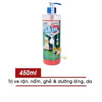 Sữa Tắm Bio Skin Chó (3in1) - Đặc Trị Ve, Rận, Bọ Chét, Ghẻ & Nấm Da, Dưỡng Da, Mượt Lông, Khử Mùi Hôi- 230ml/450ml