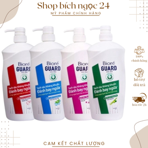 Sữa tắm Biore mát lạnh kháng khuẩn chai 800g