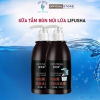 Sữa tắm bùn núi lửa LIFUSHA - Sữa tắm LIFUSHA tắm trắng da toàn thân, tẩy tế bào chết