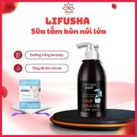 Sữa tắm bùn núi lửa LIFUSHA - Sữa tắm LIFUSHA tắm trắng da toàn thân, dưỡng trắng, loại bỏ thâm sạm, tẩy tế bào chết