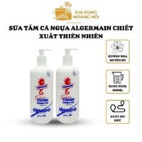 Sữa Tắm Cá Ngựa Algermain Chiết Xuất Thiên Nhiên Chăm Sóc Da Mềm Mịn Làm Chậm Lão Hóa Hương Nước Hoa 600ml