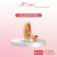 Sữa tắm cá ngựa Happy Peach Algemarin Ducha Fresca 300ml Nhật Bản
