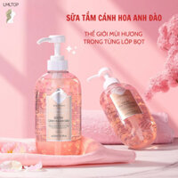 Sữa tắm cánh hoa hương thơm LMLTOP Lâu Trôi Dưỡng Ẩm Trẻ Hóa Da Sữa Tắm Hương Thơm Cho Nam Và Nữ 500ml