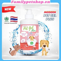 Sữa Tắm Cao Cấp Cho Chó Mèo Thú Cưng PetGel Plus 500ml Điều Trị Ve Rận Bọ Chét - familypetshop.vn