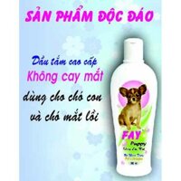 Sữa tắm cao cấp FAY Puppy 300ml cho chó con và chó mắt lồi không cay mắt - Chai 300ml