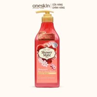 Sữa tắm cao cấp Hàn Quốc Shower Mate Rose & Cherry Blossom tinh chất hoa hồng và hoa anh đào 550G