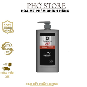 Sữa Tắm Cao Cấp Romano Vip 650g