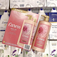 Sữa tắm Caress Daily Silk White Peach & Orange Blossom 750ml-USA