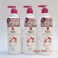 Sữa Tắm Cathy Doll Ready 2 White 450ml Thái Lan hình cô gái (Hồng)