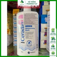 Sữa tắm Ceradan Moisturising Wash 280ml dùng cho mọi vùng da kể cả da mặt