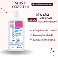 Sữa tắm Ceradan Moisturising Body Wash làm sạch da nhẹ nhàng (280ml)
