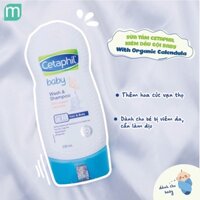 Sữa Tắm Cetaphil Kiêm Dầu Gội Baby Wash & Shampoo With Organic Calendula