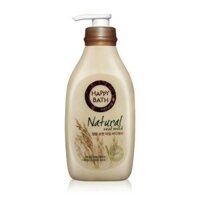 Sữa Tắm Chiết Xuất Gạo Nâu Happy Bath Natural Real Mild Body Wash 900ml