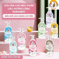 Sữa Tắm Cho Chó Mèo BORAMMY Thơm Lâu, Dưỡng Lông Vượt Trội - Sữa Tắm Chuyên Dụng Dành Riêng Cho Chó Mèo Mẫu Mới 2023