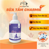 Sữa tắm Cho Chó Mèo Charmie oải hương giúp khử mùi hôi lưu hương bền lâu cho chó mèo - Chai 280ml - Mẫu mới