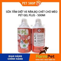 Sữa Tắm Cho Chó Mèo Modern Pet Gel Plus 500ml Trị Ve Rận Bọ Chét - Sữa Tắm Chó Mèo - Farm Pet