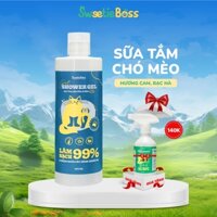 Sữa Tắm Cho Chó Mèo SweetieBoss Thành Phần Tự Nhiên Mềm Mượt Lông Ngăn Ngừa Rụng Lông Loại Bỏ Ve Rận