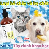 sữa tắm cho chó mèo，Hủy bỏ chấy, nấm, viêm da, ngứa，Mềm, dài hơn cho hương thơm，sữa tắm chó mèo dầu gội cho chó - 500ML