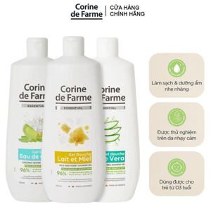Sữa Tắm cho cơ thể và vùng kín Corine de Farme Shower Gel 2 in 1 250ml