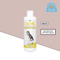 SỮA TẮM CHÓ DIVA VÀNG GIẢM RỤNG LÔNG - 260ml & 400ml