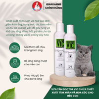 Sữa tắm cho mèo con làm sạch sâu, giảm kích ứng, diệt khuẩn, dưỡng ẩm