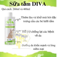 Sữa tắm cho mèo Diva 260ml và 400ml
