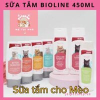 SỮA TẮM CHO MÈO LÔNG MÀU BIOLINE 200ML