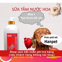 Sữa Tắm Chó mèo Sampoo.pet thơm quý phái -Sữa tắm nước hoa cho thú cưng Thơm lâu tận 22h