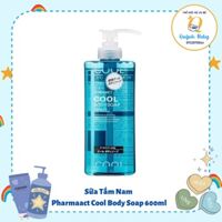 Sữa tắm cho nam Pharmaact Cool Body Soap 600ml (Hương bạc hà)