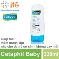 Sữa tắm cho trẻ sơ sinh Cetaphil Baby Gentle Wash & Shampoo giúp tóc mềm mượt dịu nhẹ cho da trẻ sơ sinh Chai 230ml