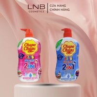 Sữa tắm Chupa Chups cho bé, trẻ em nội địa Thái 2in1 500ml + 100ml = 600ml không gây kích ứng, cay mắt