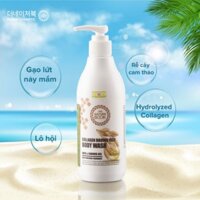 Sữa Tắm Collagen Gạo Lức The Nature Book 300ml