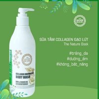 Sữa Tắm Collagen Gạo Lức The Nature Book 300ml