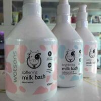 Sữa Tắm Con Bò Watsons Milk Bath 450ml Thái Lan