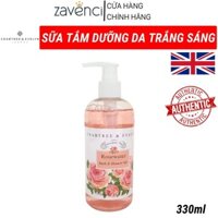 Sữa Tắm CRABTREE & EVELYN Dưỡng Da Trắng Sáng Mềm Mịn Hương Hoa Hồng Tự Nhiên (330ml)
