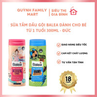 Sữa tắm dầu gội Balea dành cho bé từ 1 tuổi 300ml - Đức