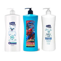 Sữa tắm, dầu gội & xả 3 trong 1 cho trẻ em Suave Kids 3 in 1 Shampoo Conditioner Body Wash Spider-Sense/Purely Fun 828ml