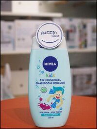 Sữa tắm, dầu gội & xả Nivea Kids 3in1 hương táo (250ml)