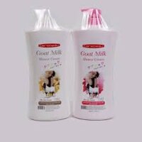 Sữa tắm dê Carebeau Goat Milk Honey Lemon vàng 1150g Thái Lan