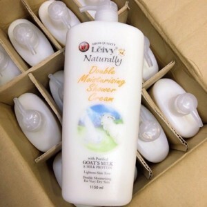 Sữa tắm dê dưỡng trắng da Leivy Malaysia - 500ml