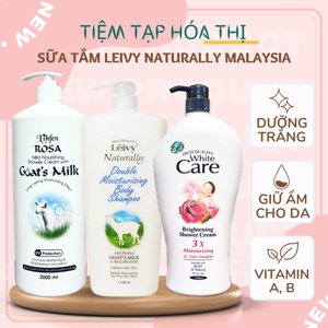 Sữa tắm dê dưỡng trắng da Leivy Malaysia - 500ml