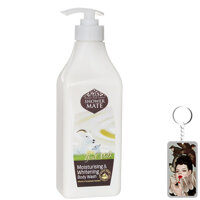 Sữa tắm dê Showermate Moisturizing &amp; Whitening sáng da Hàn Quốc 550ml  Kèm móc khoá - 1