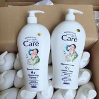 Sữa tắm dê White Care trắng mịn 1200ml - Sữa tắm chính hãng.
