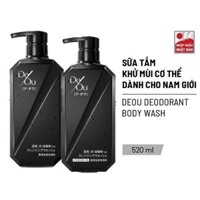 Sữa Tắm Deou Làm Sạch Tế Bào Chết Cho Nam Giới  Than Hoạt Tính Rohto Deou Deodorant Body Wash 520ml